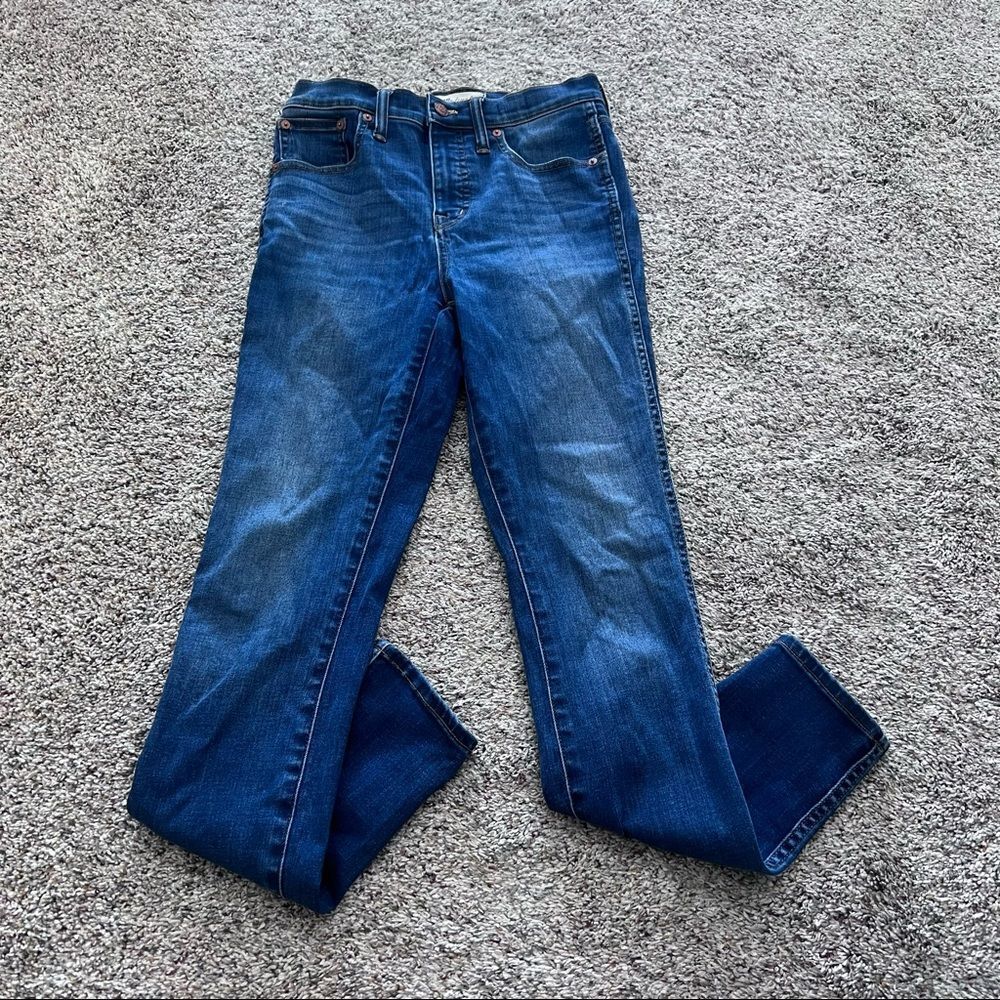Madewell Women's Blue 10" High Rise Skinny Fit Denim Jeans Size 26